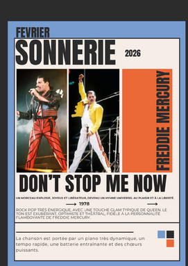 Bleu orange noir beige Vintage Rétro Festival de musique pop rock Affiche poster.png